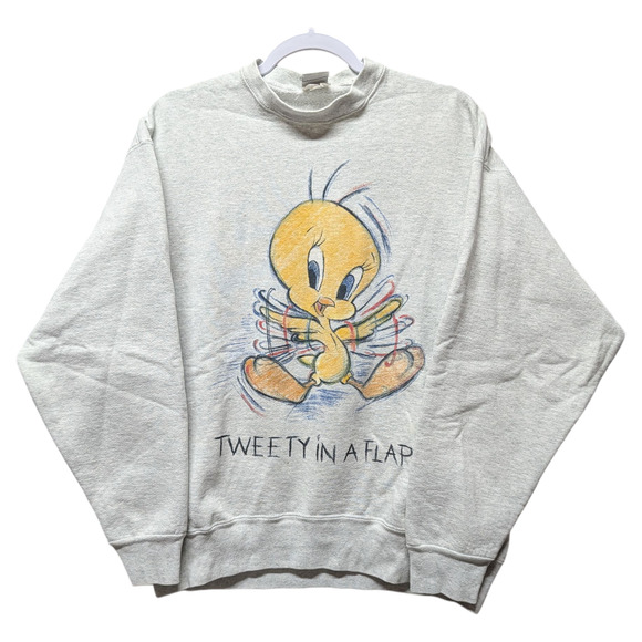 1994 Tweety Bird Looney Tunes Crewneck Sweatshirt - Picture 1 of 6